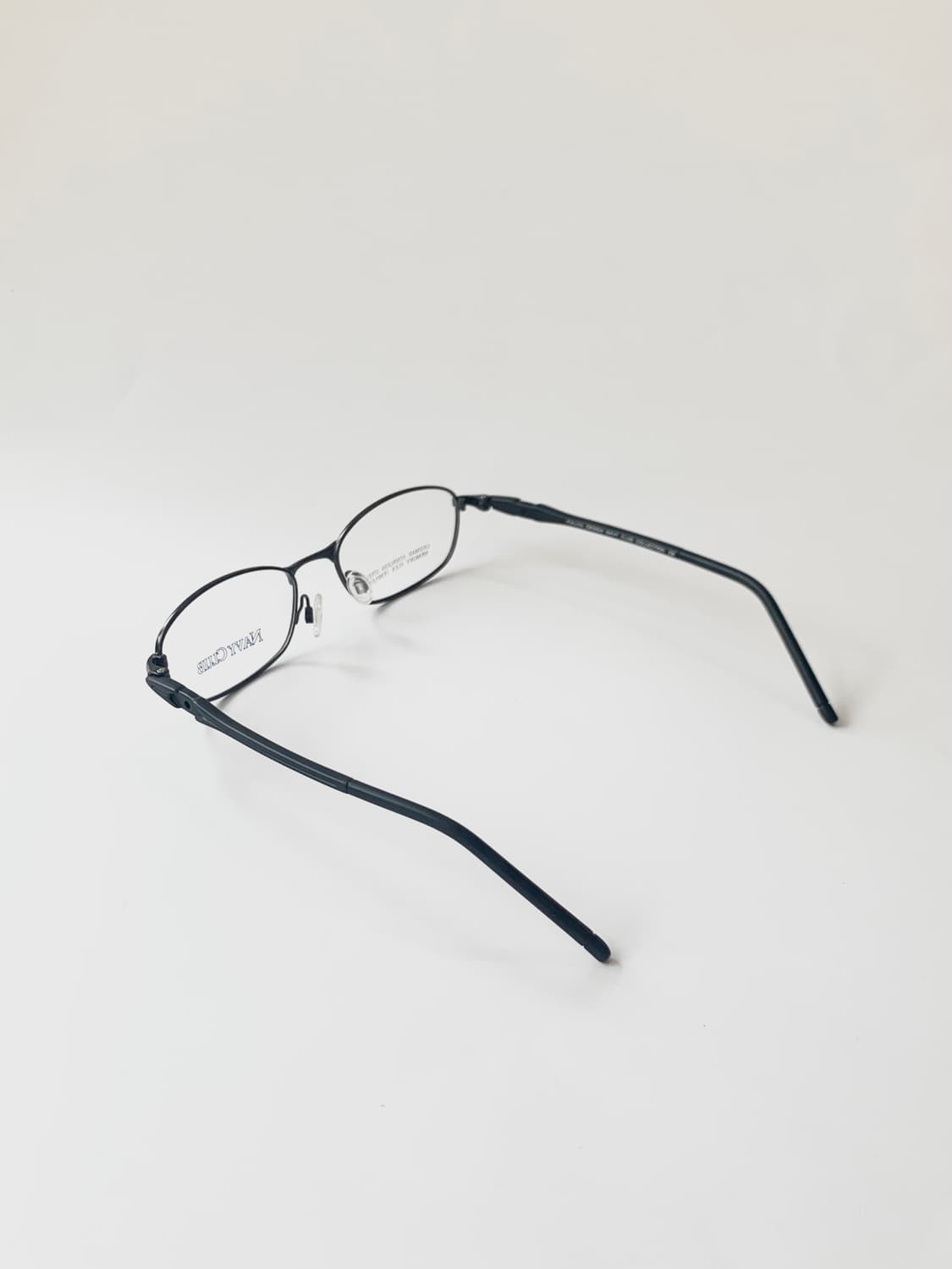 [픽키-620] 블랙 메탈 사각 안경 초경량 스틸 프레임 상품이미지5