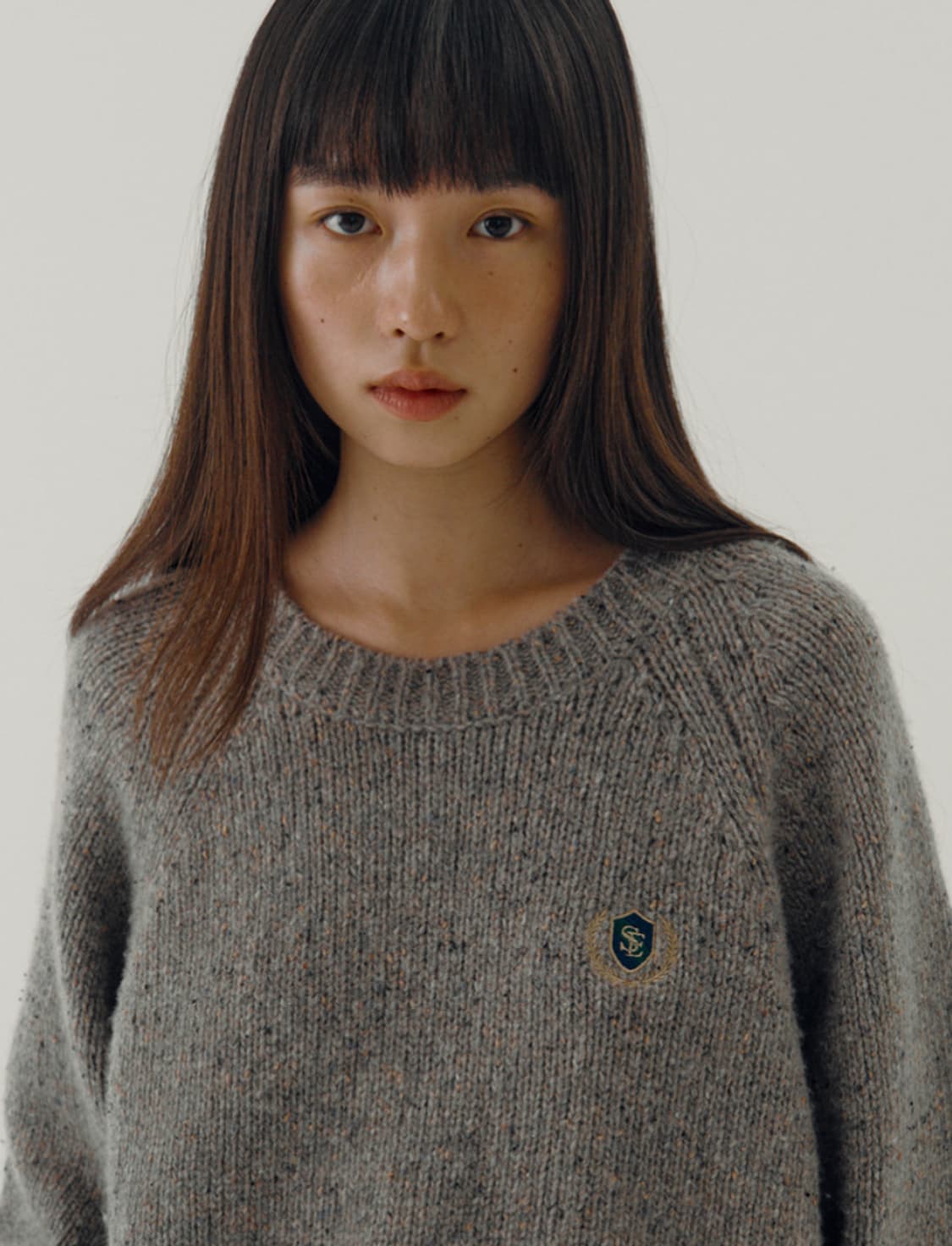 Sienne Denver Wool Knit grey 시엔느 덴버 니트 상품이미지2