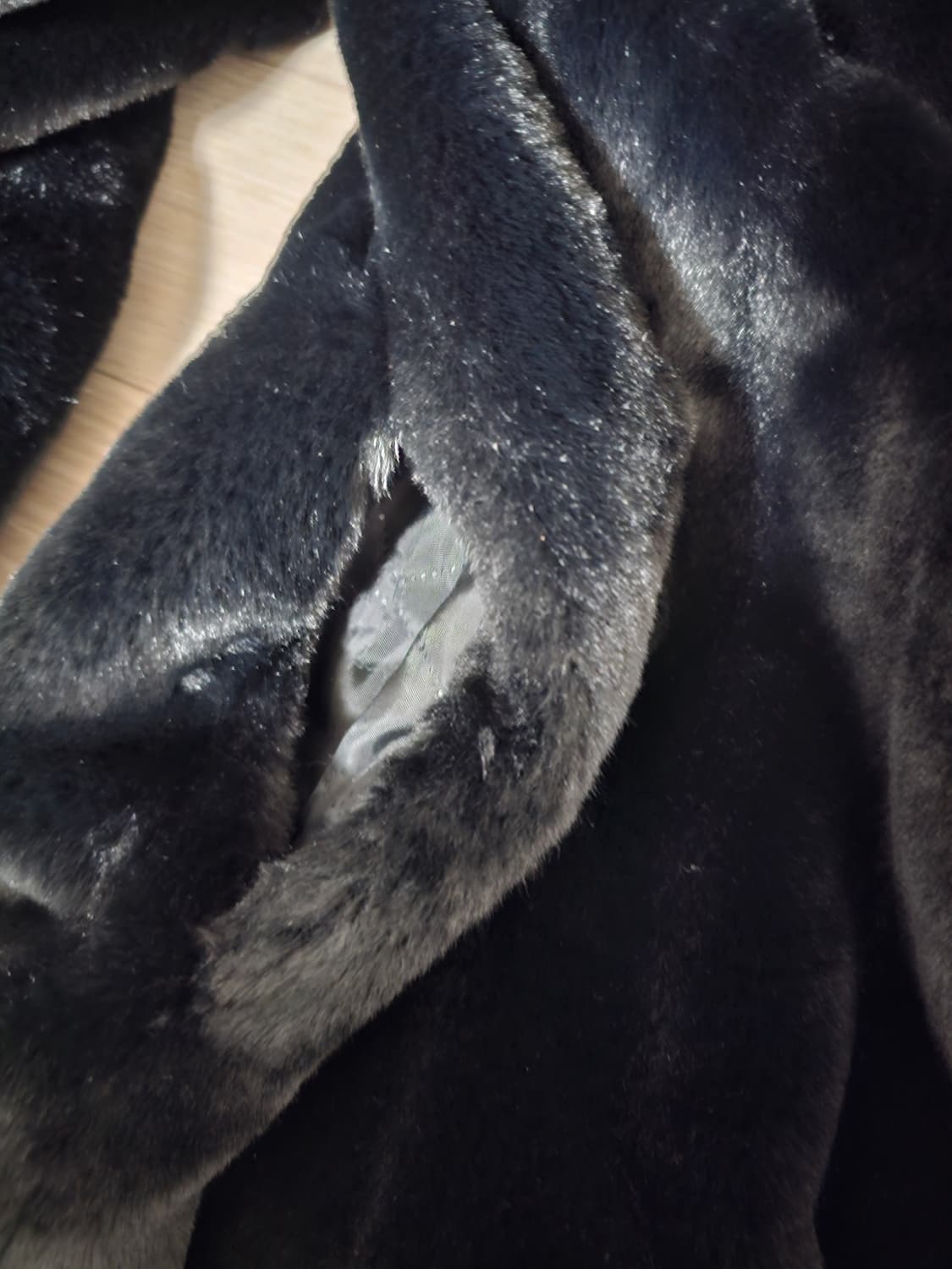 에코퍼 페이크퍼 블랙 자켓 상품이미지3