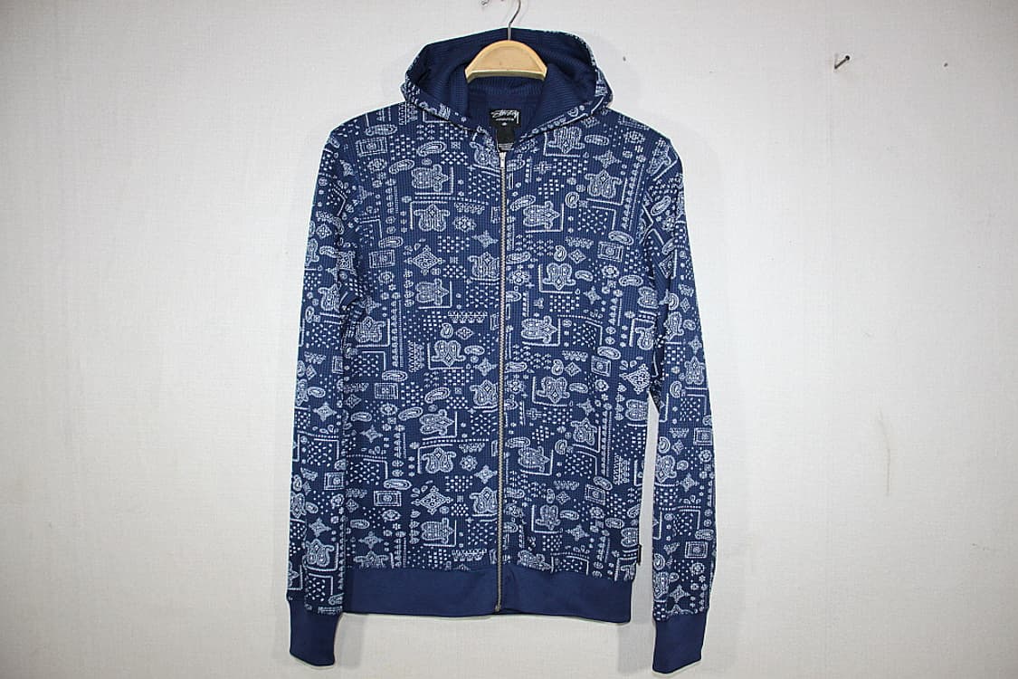 Stussy 스투시 페이즐리 후드집업 m 상품이미지2