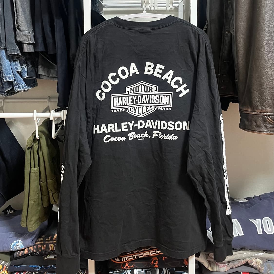 Harley Davidson Skeleton Long Sleeve 상품이미지2