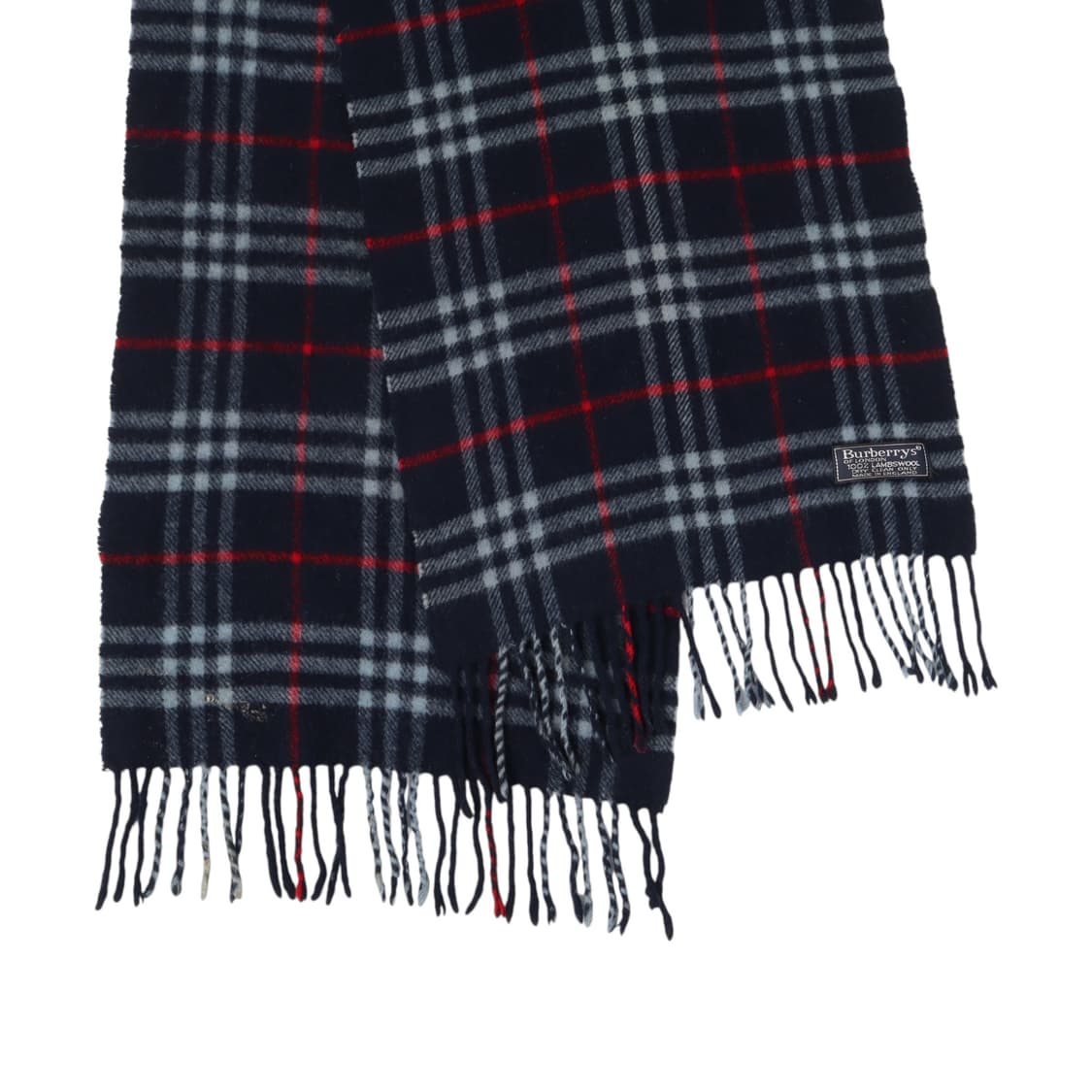 버버리 네이비 노바체크 램스울 머플러 상품이미지5