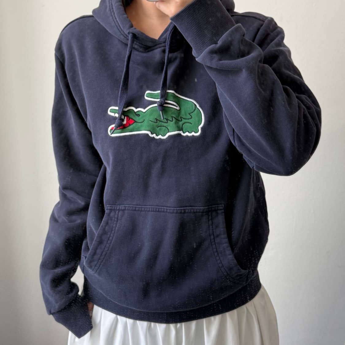 [4] 라코스테 네이비 후드티 상품이미지2