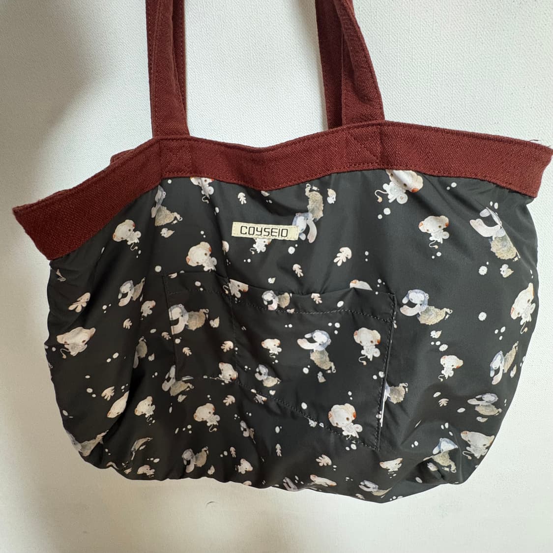 코이세이오 모코 리버시블 토트백 레드 상품이미지3