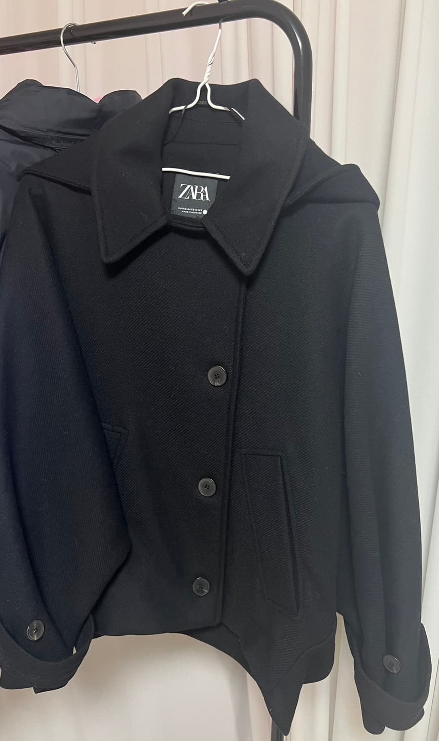 자라 케이프 코트 xs 상품이미지3