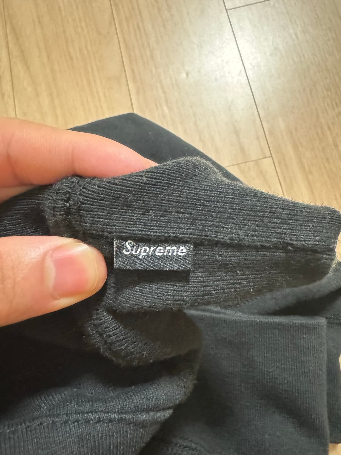 [s] 슈프림 박스로고 반다나 후드 블랙 상품이미지6