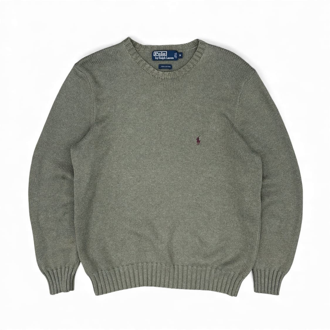 90's 폴로 코튼 스웨터 상품이미지1