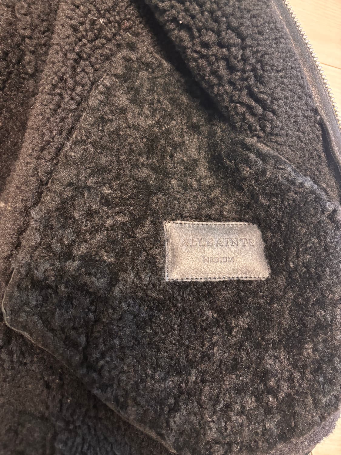 (Msize) 올세인츠 데클리 시어링 무스탕 자켓 상품이미지4