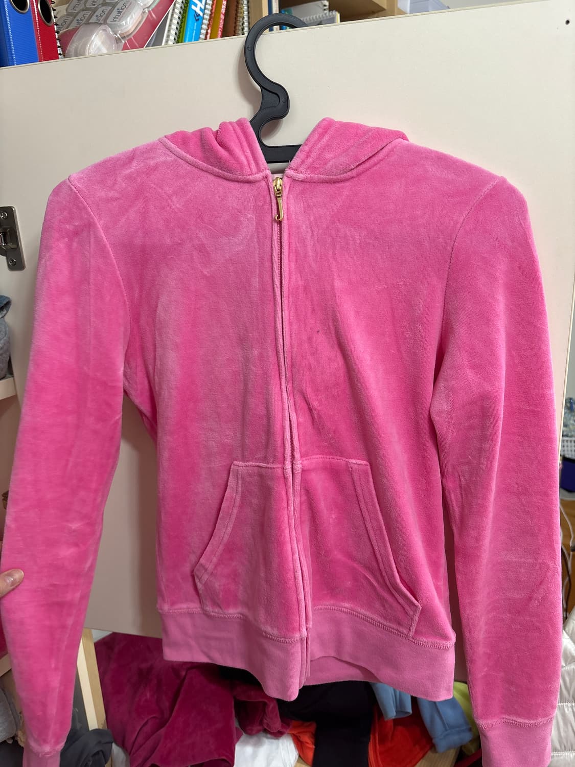 쥬시꾸뛰르 후드집업 핑크 (레어템) 상품이미지2