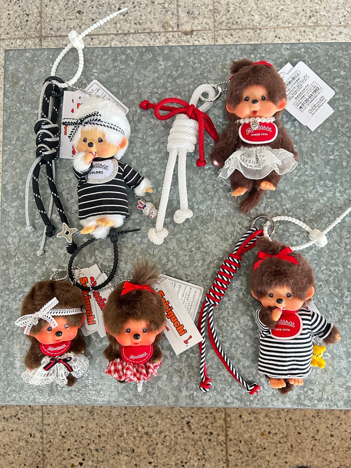 👚커스텀 ✂️🦧 몬치치 인형 오리지널 대두 미니 키링(발레리나스커트) 상품이미지3