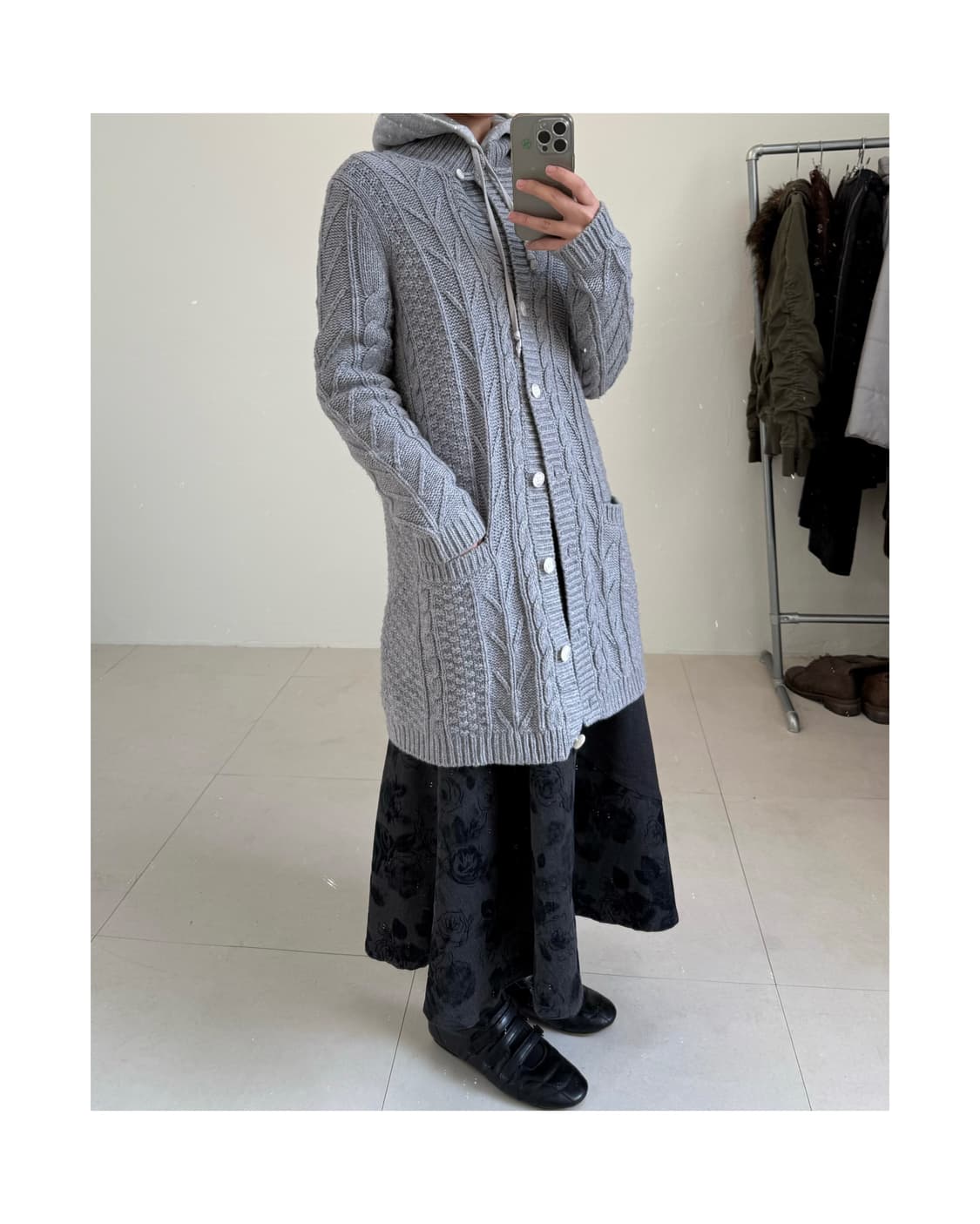 빈티지 울 가디건 상품이미지5