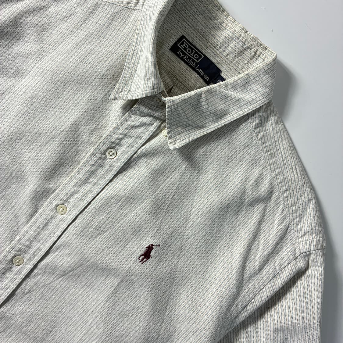 Polo  폴로 랄프로렌 자수 코튼 스트라이프 셔츠  상품이미지3