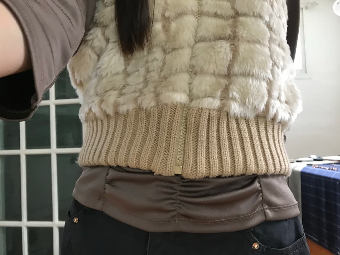 vintage fur knit zip-up 상품이미지9