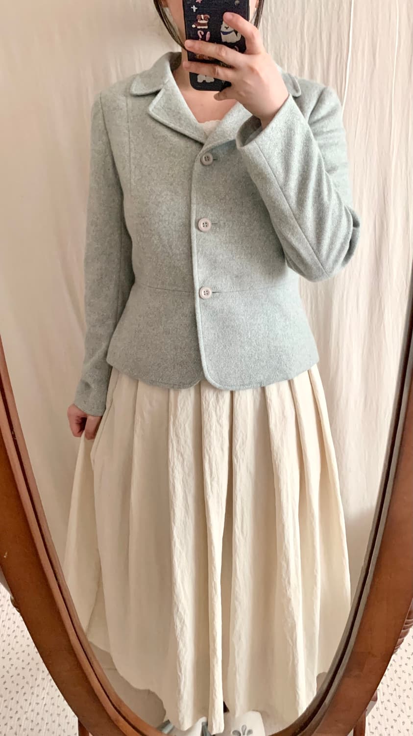 밀크 민트 페미닌 자켓 상품이미지3