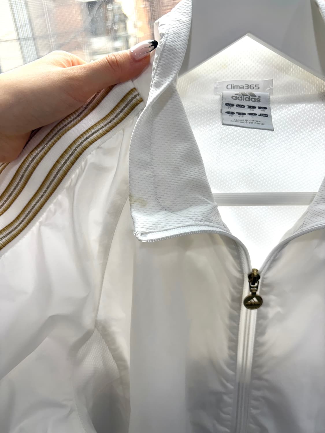 adidas white gold jersey 아디다스 흰골 져지트랙탑 상품이미지3