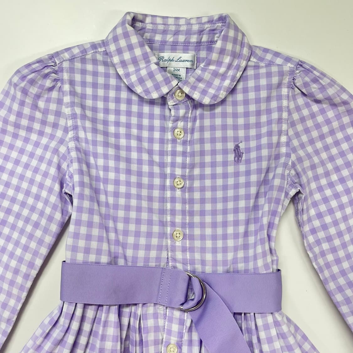 24m 랄프로렌 폴로 베이비 원피스 상품이미지2