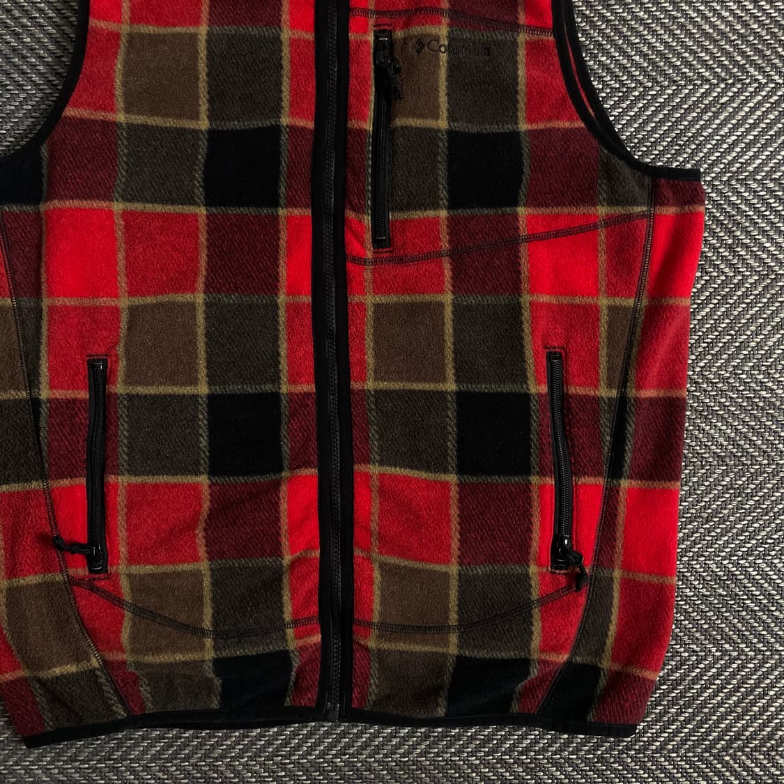 컬럼비아 USA 버팔로 체크 플리스 베스트 y 2984 상품이미지3