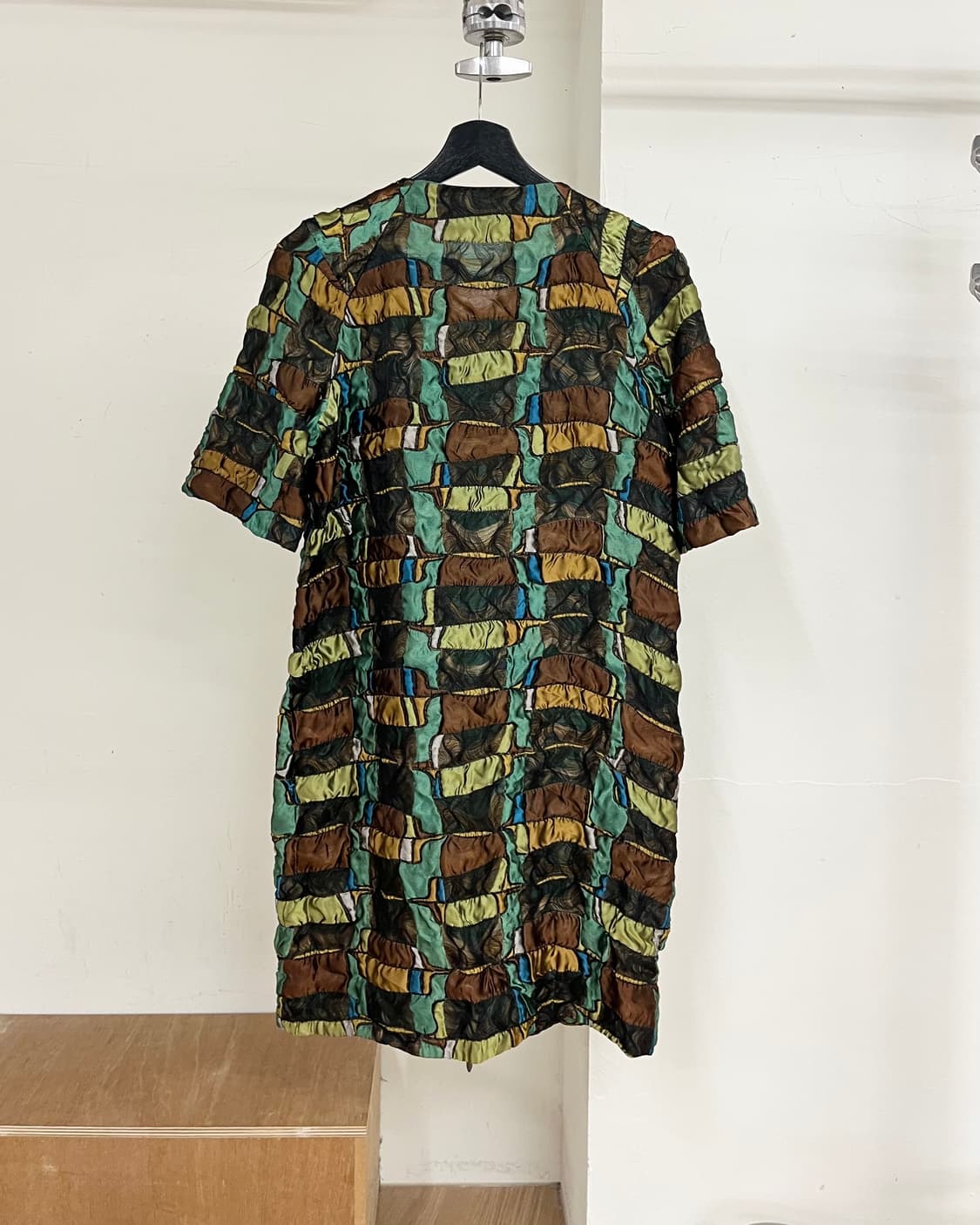 마르니 멀티컬러 패치워크 브로케이드 코트 드레스 상품이미지6