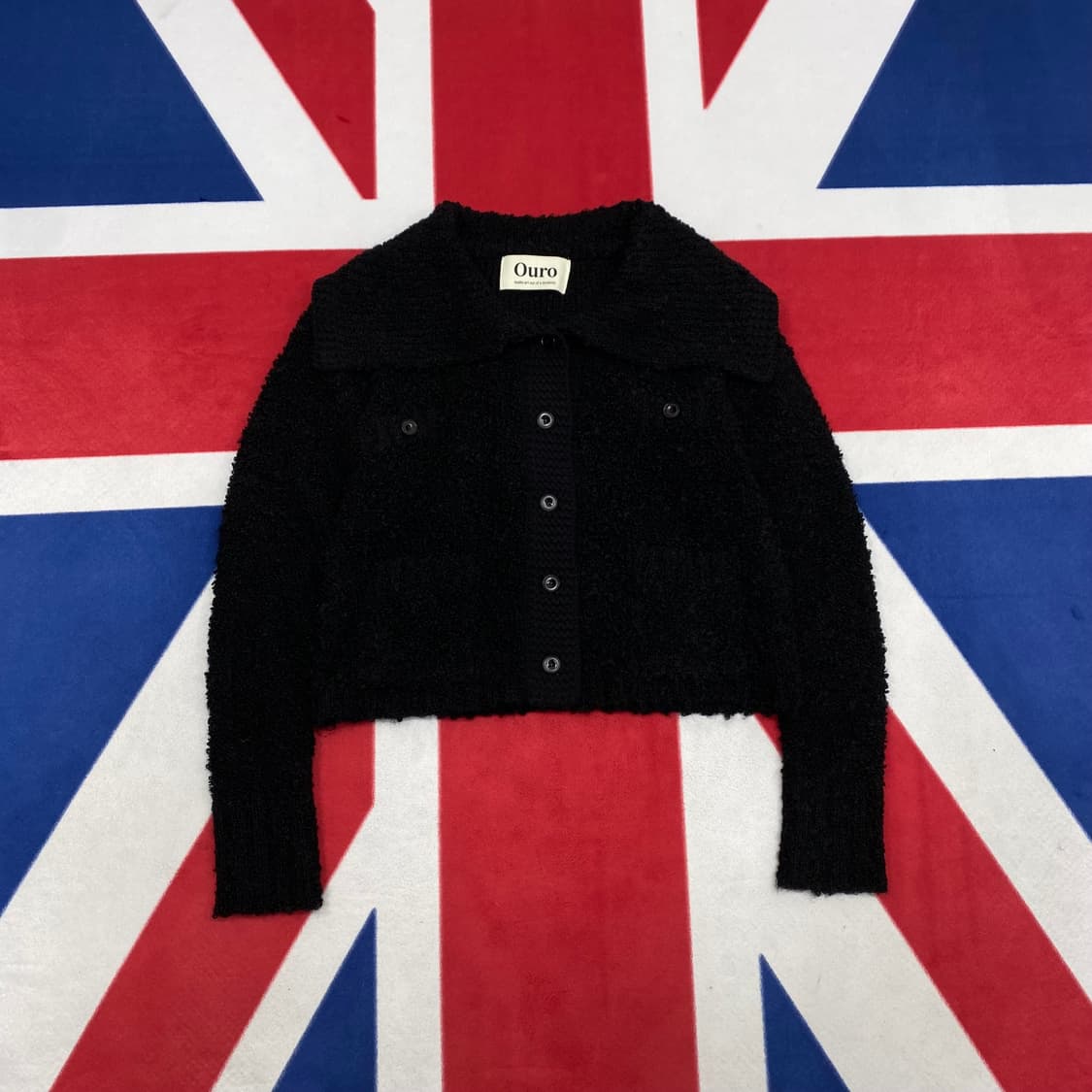 Ouro 컬리 카라 가디건 여성 Free 상품이미지1