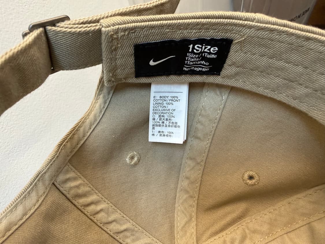 FREE / 나이키 헤리티지 베이지 볼캡 상품이미지7