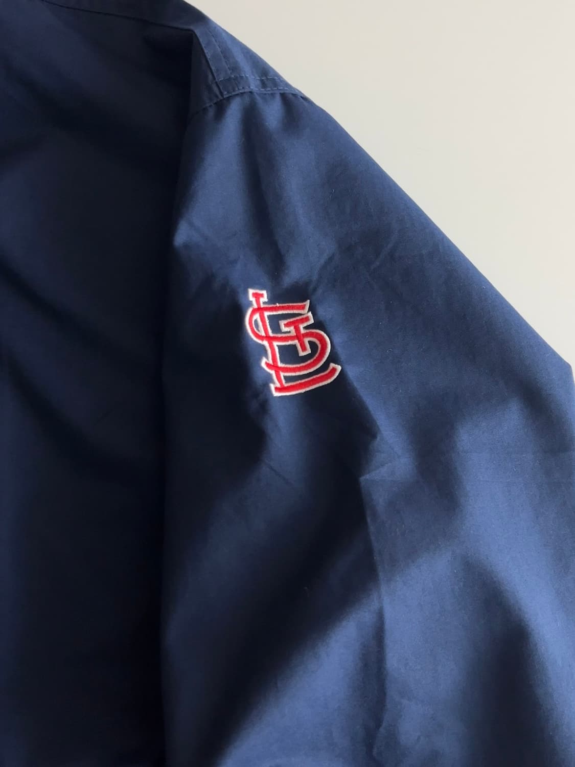 나이키 세인트 루이스 카디널스 네이비 바람막이 웜업 M 상품이미지5