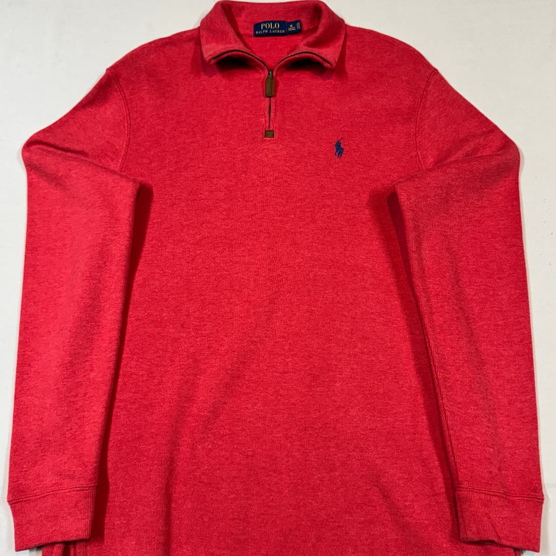 M) 폴로 랄프로렌 반집업 풀오버 코튼 니트 상품이미지2