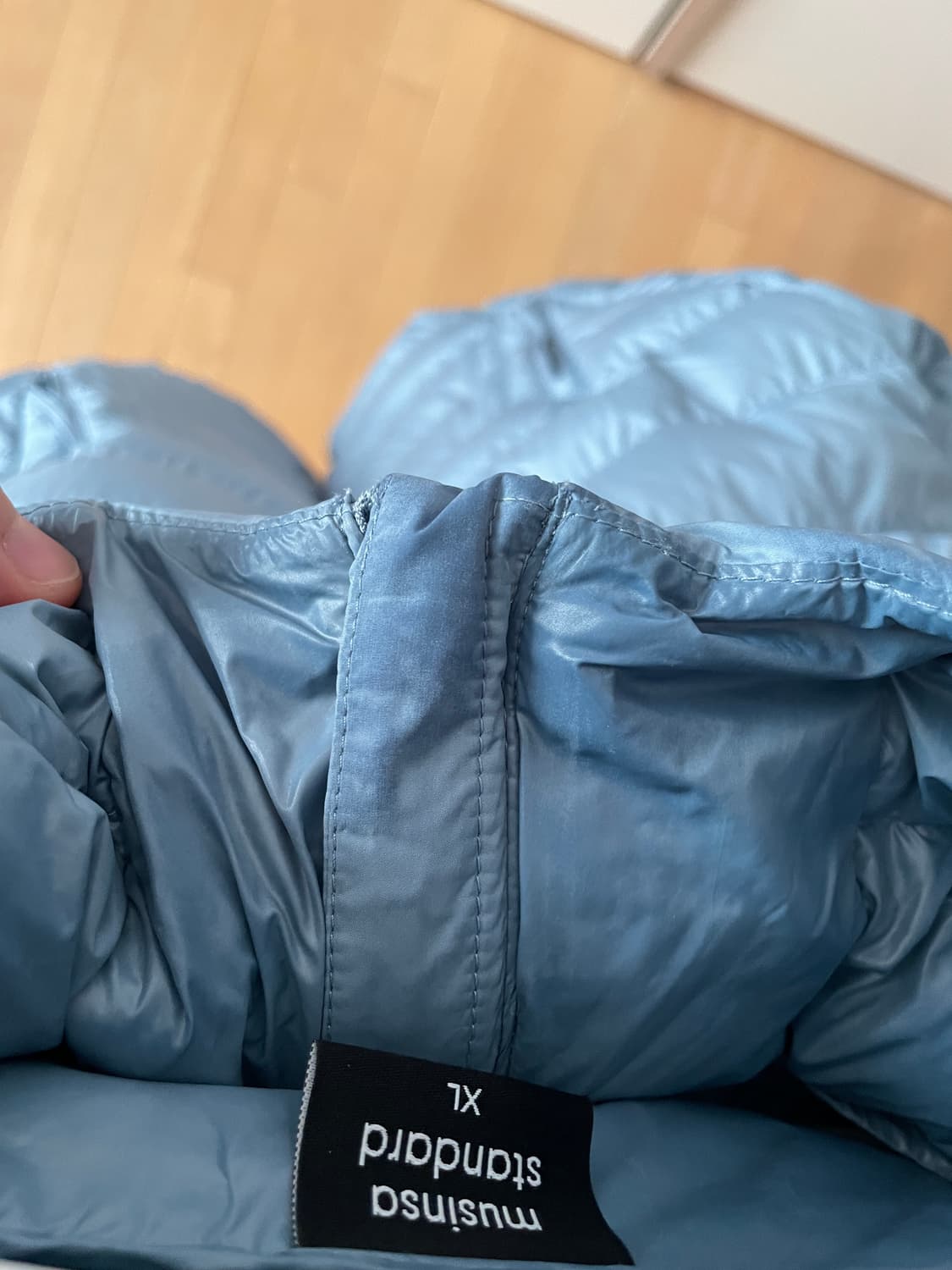 XL 무탠다드 시티레저 라이트 다운 문블루 상품이미지4