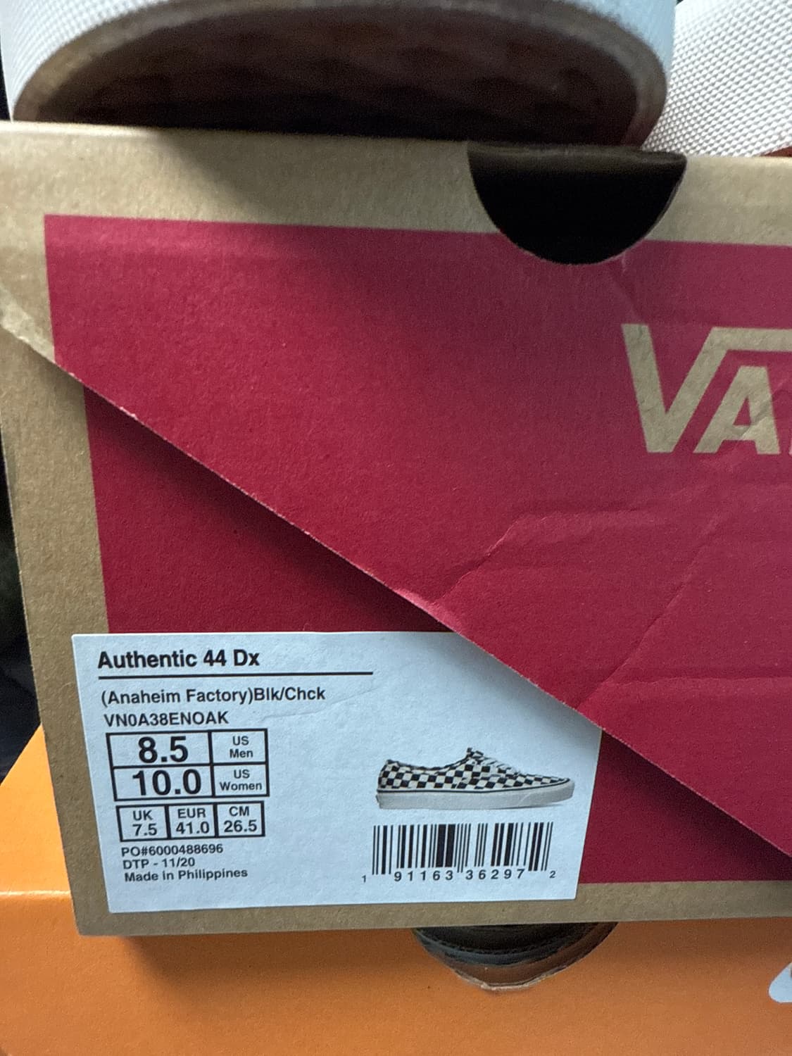 반스 어센틱44dx 체커보드 265 상품이미지4