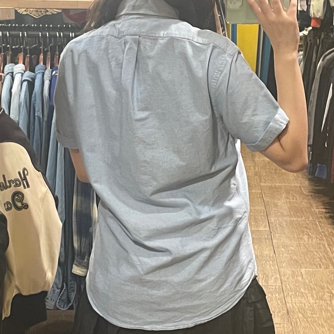 [HI] 폴로 반팔셔츠 스카이블루 상품이미지3