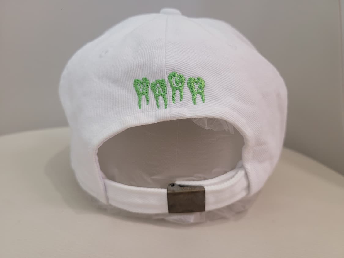 배드투스 BAD TOOTH 흰색 볼캡 모자 상품이미지3