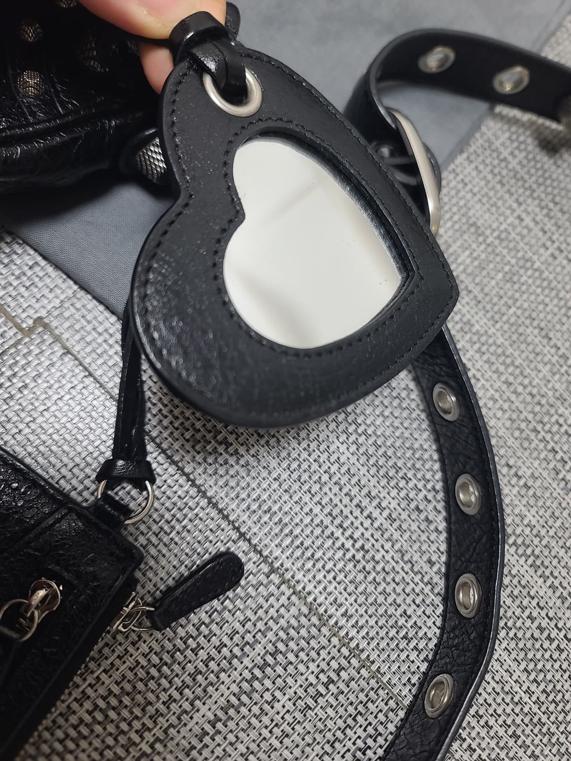 발렌시아가 르카골xs 블랙 은장 숄더백 크로스백 상품이미지3