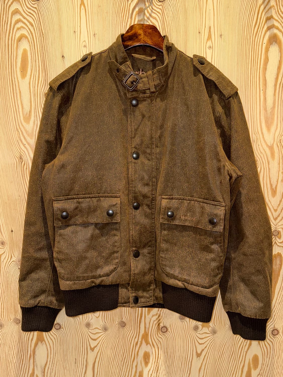 바버 웨더 워크 플라이어 자켓 브라운 상품이미지1