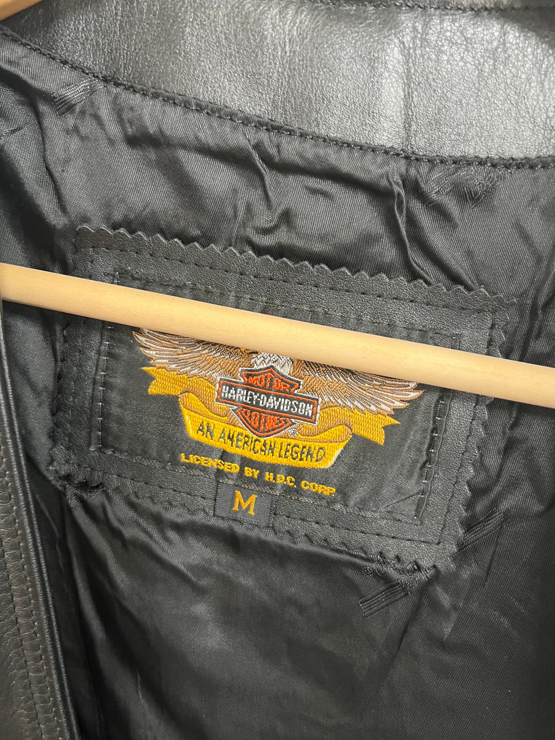 Harley Davidson 할리데이비슨 카우레더 바이커 조끼 베스트 상품이미지6