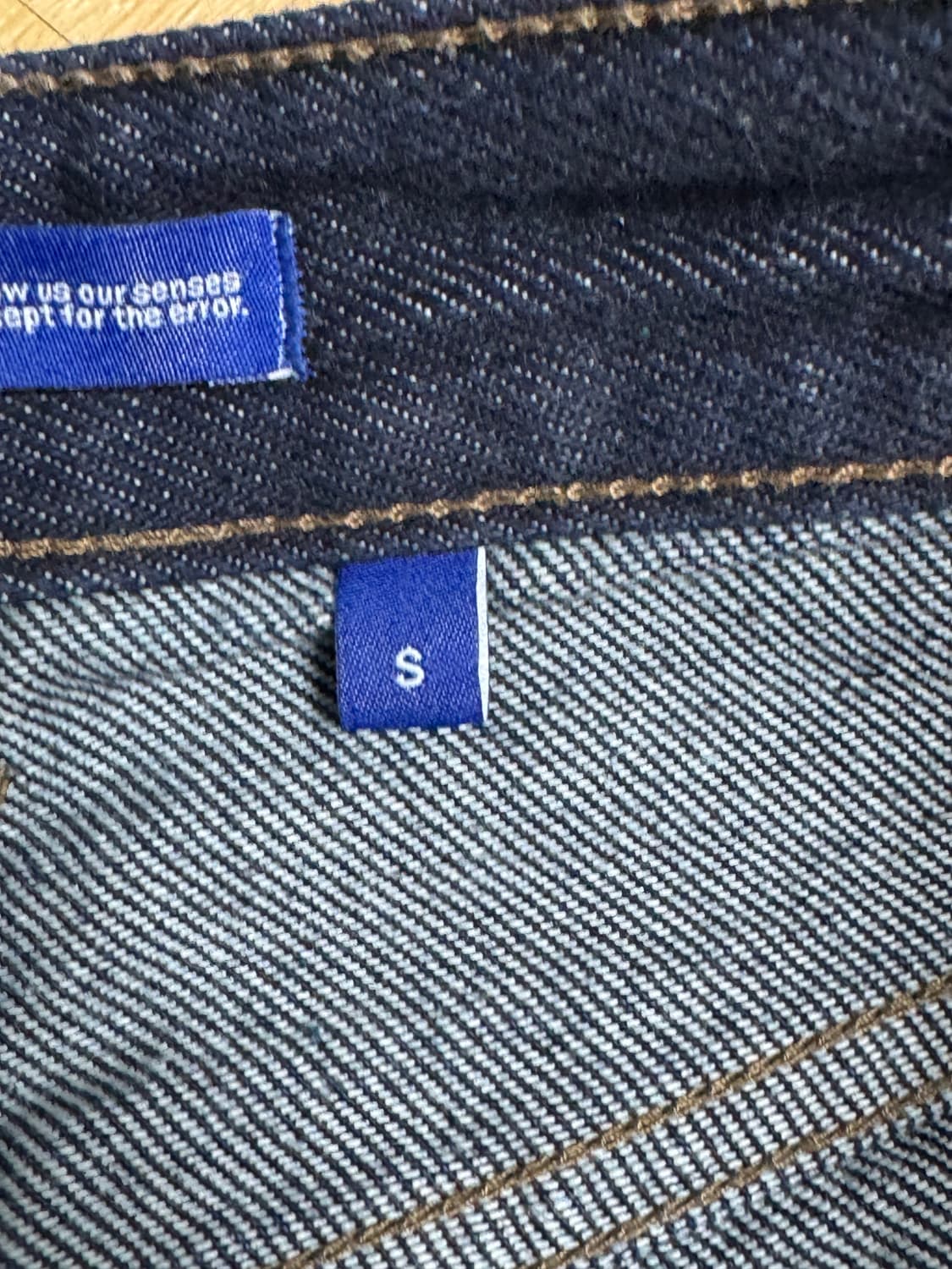 에러스 익셉티드 플리츠 데님 팬츠 인디고 S 상품이미지3