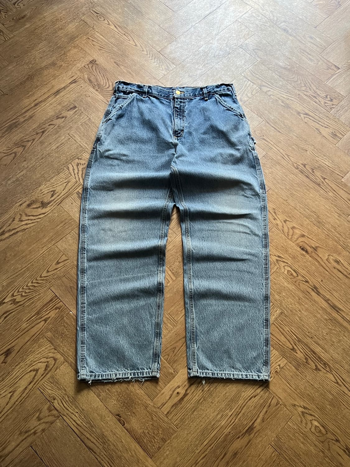 [36]칼하트 USA 빈티지 워싱 카펜터 워크 데님 팬츠 상품이미지2