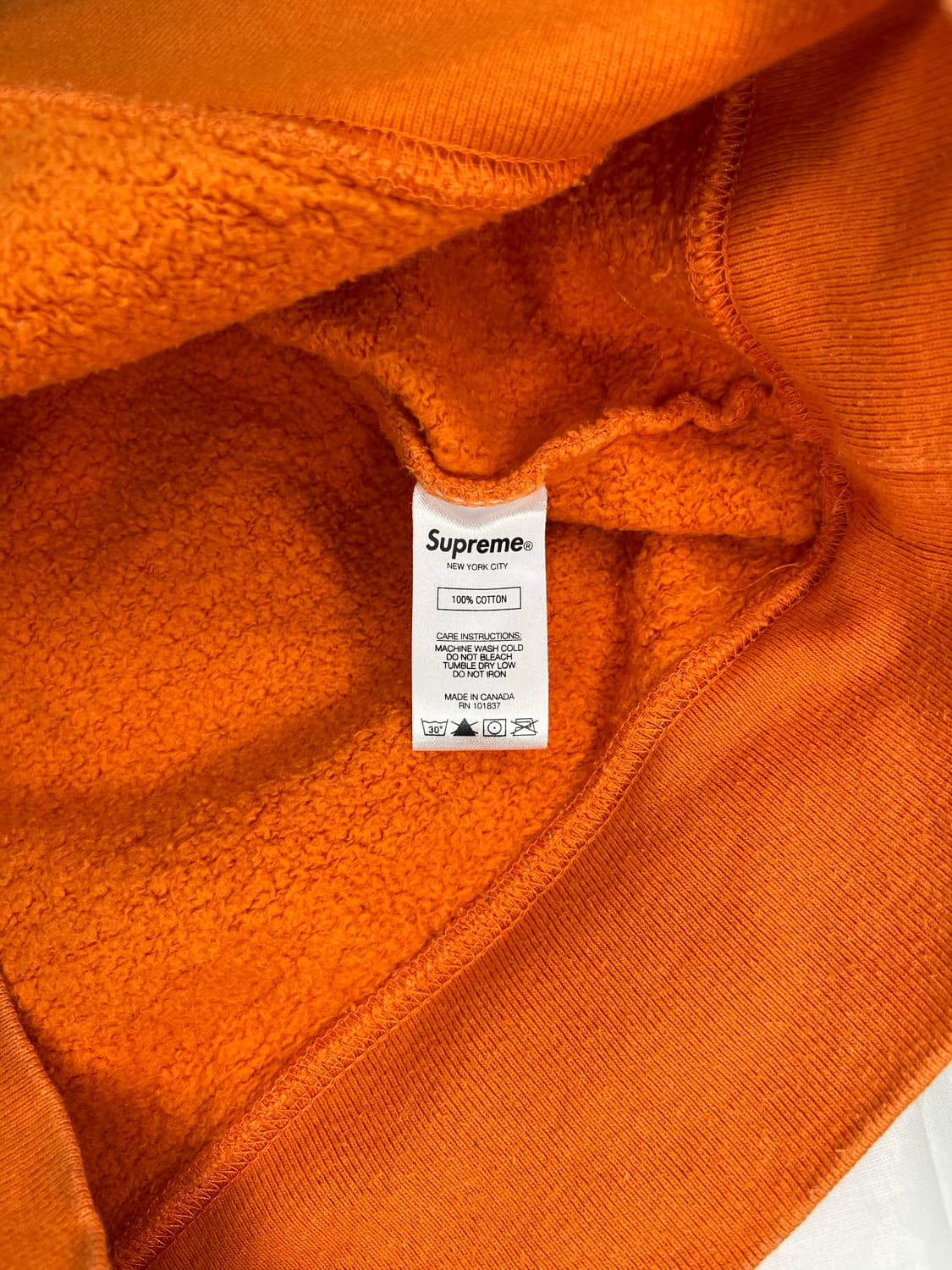 슈프림 x 요지야마모토 로고 스웻셔츠 상품이미지3