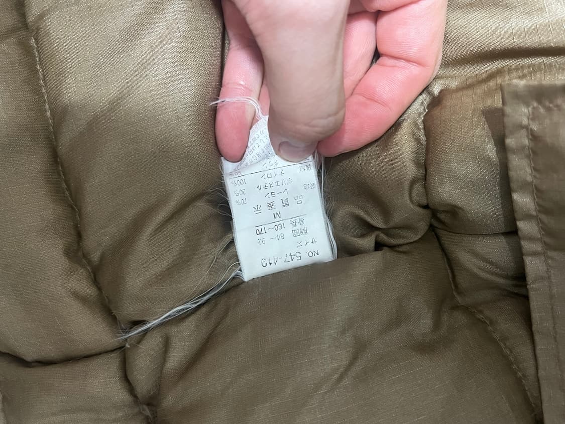 빈티지 패딩 베스트 상품이미지3