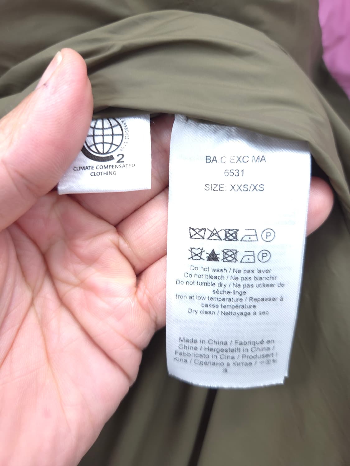 XS GANNI 가니 핑크 패딩 점퍼 상품이미지10