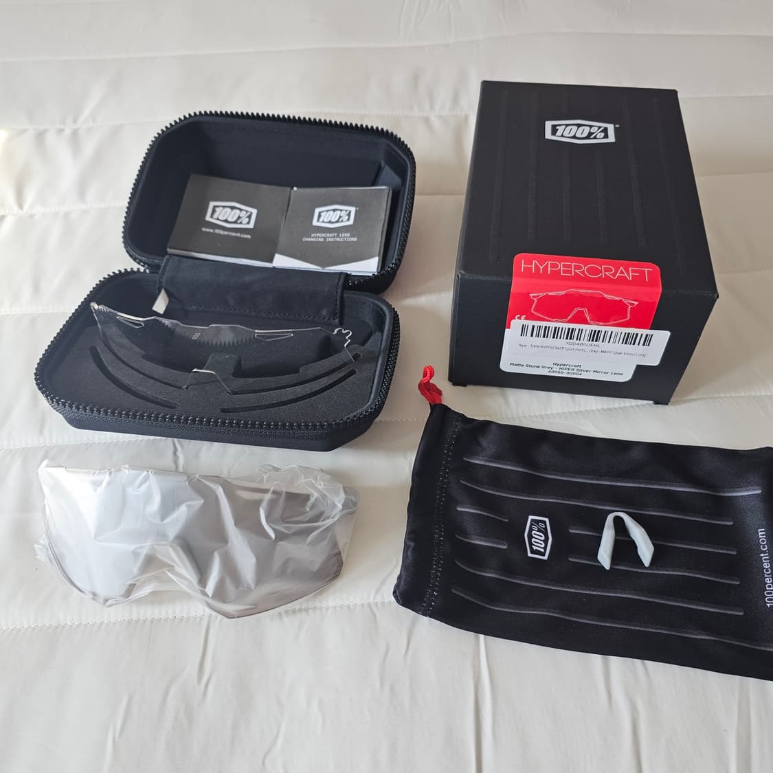 새제품) 100% 하이퍼크래프트 미러렌즈 썬글라스 고글 런닝 싸이클 등산 상품이미지1