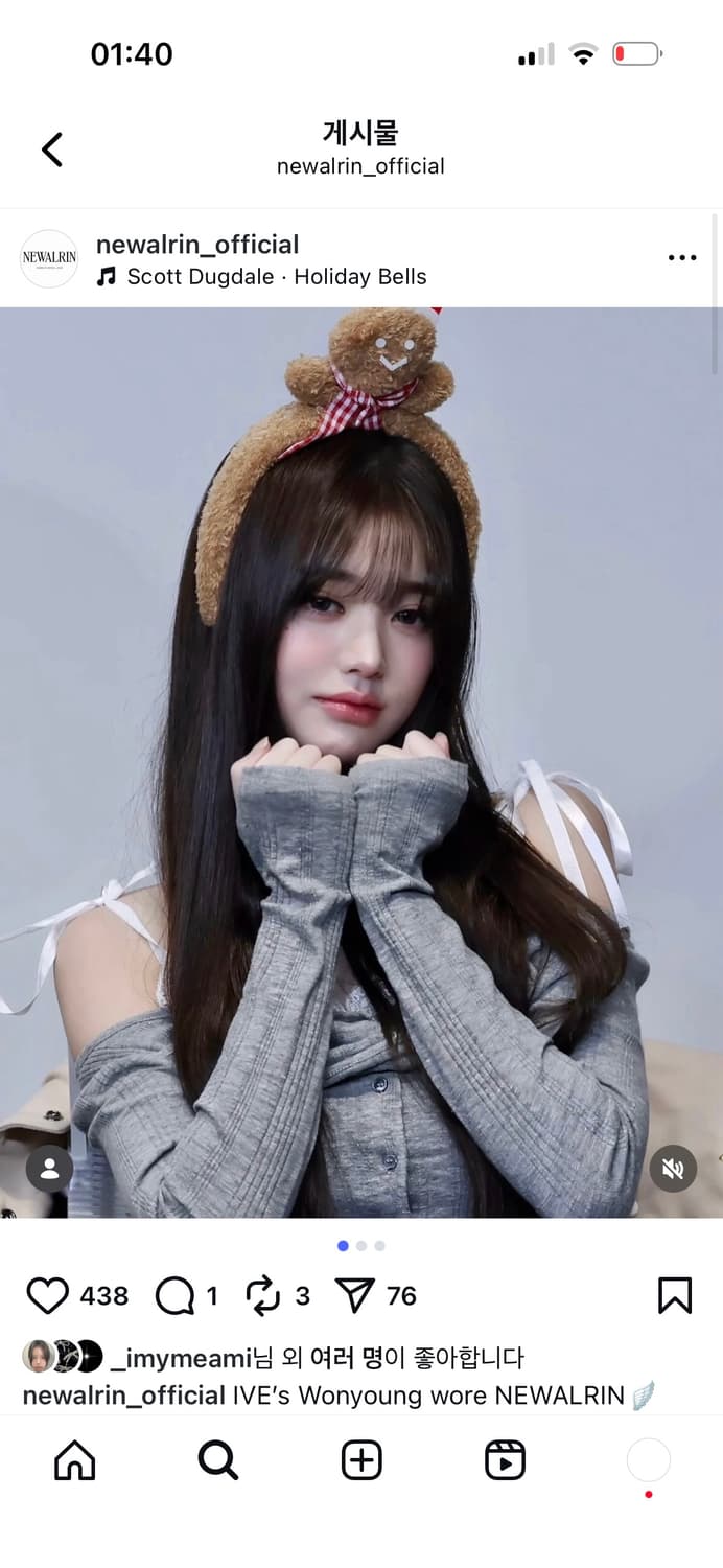 뉴얼린 로지탑 그레이 상품이미지1