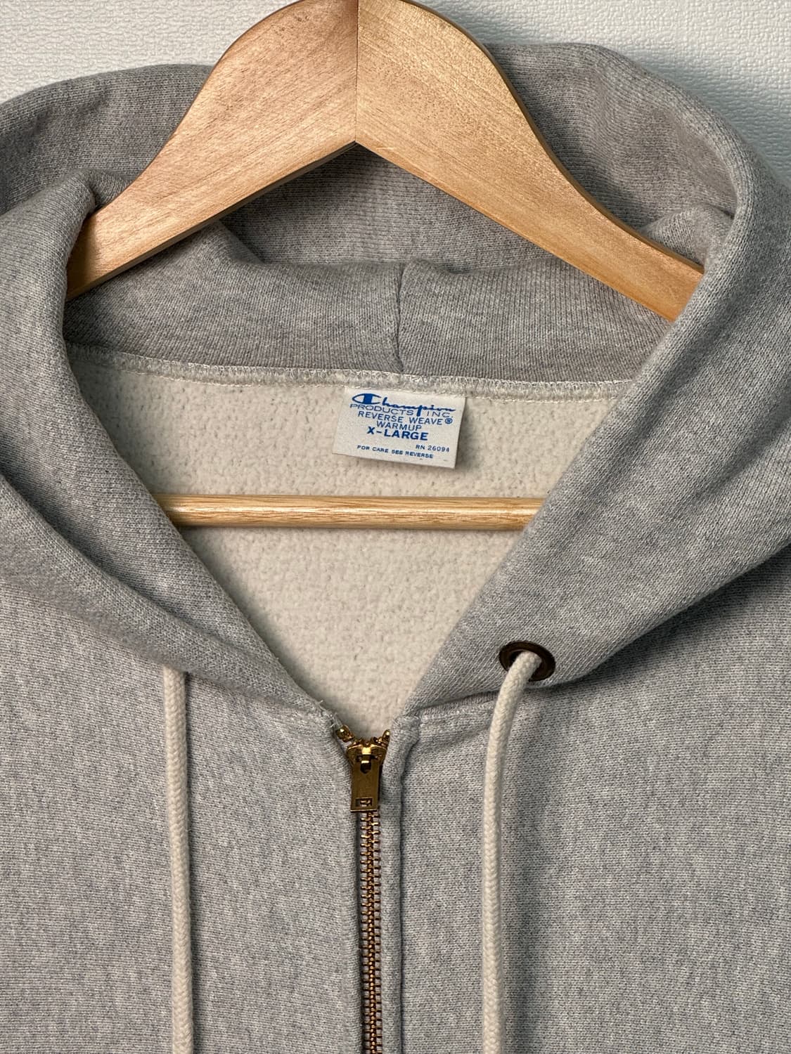 90s 챔피온 리버스위브 후드집업/T137 상품이미지3