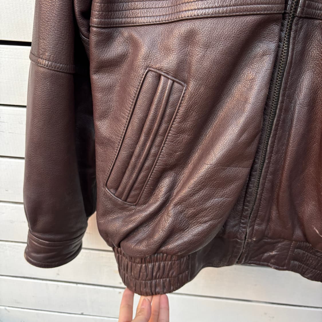 The Hunt 더헌트 레더 가죽 자켓 상품이미지3