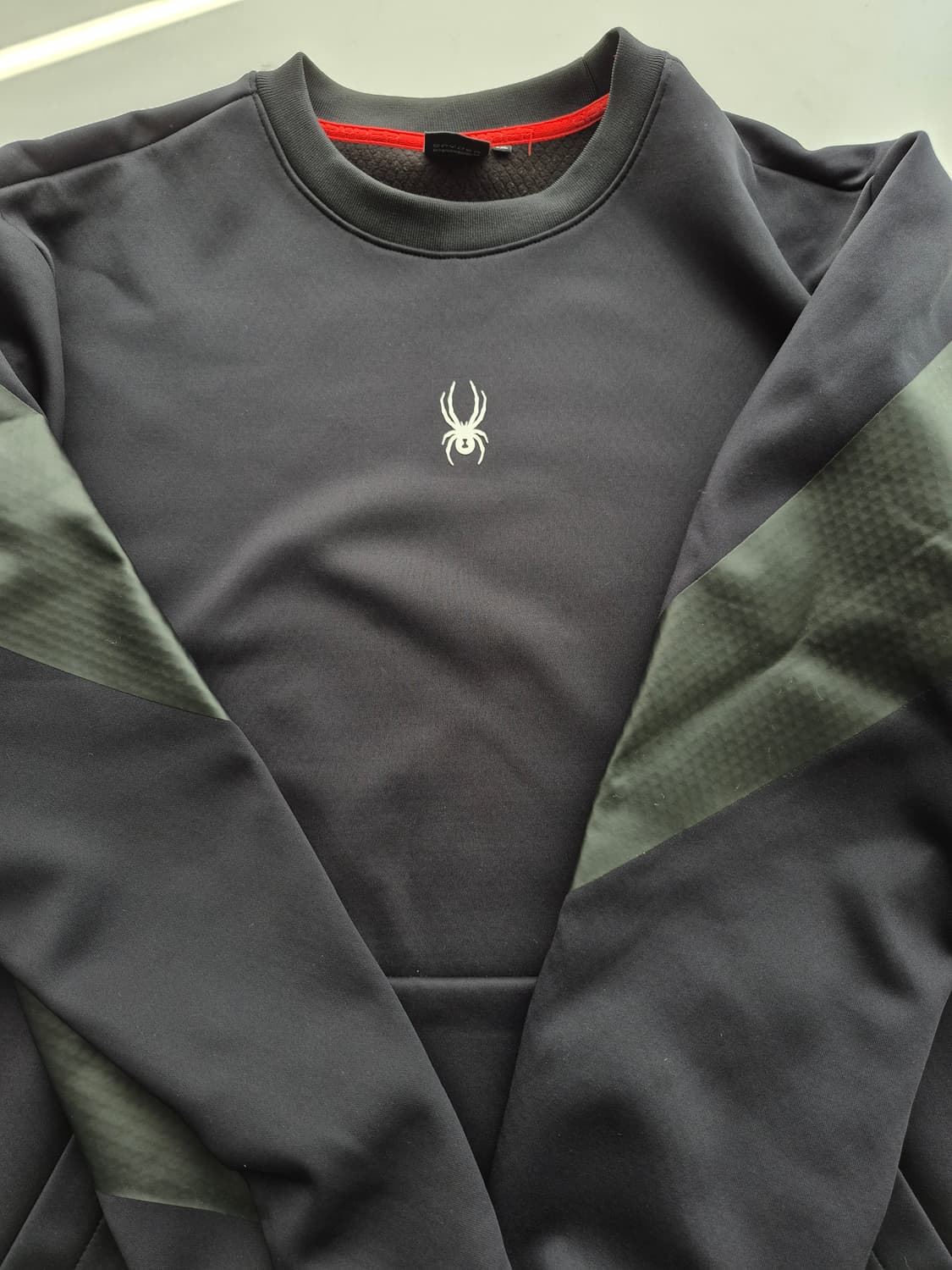 스파이더 검정색 맨투맨 티셔츠 2XL 상품이미지3