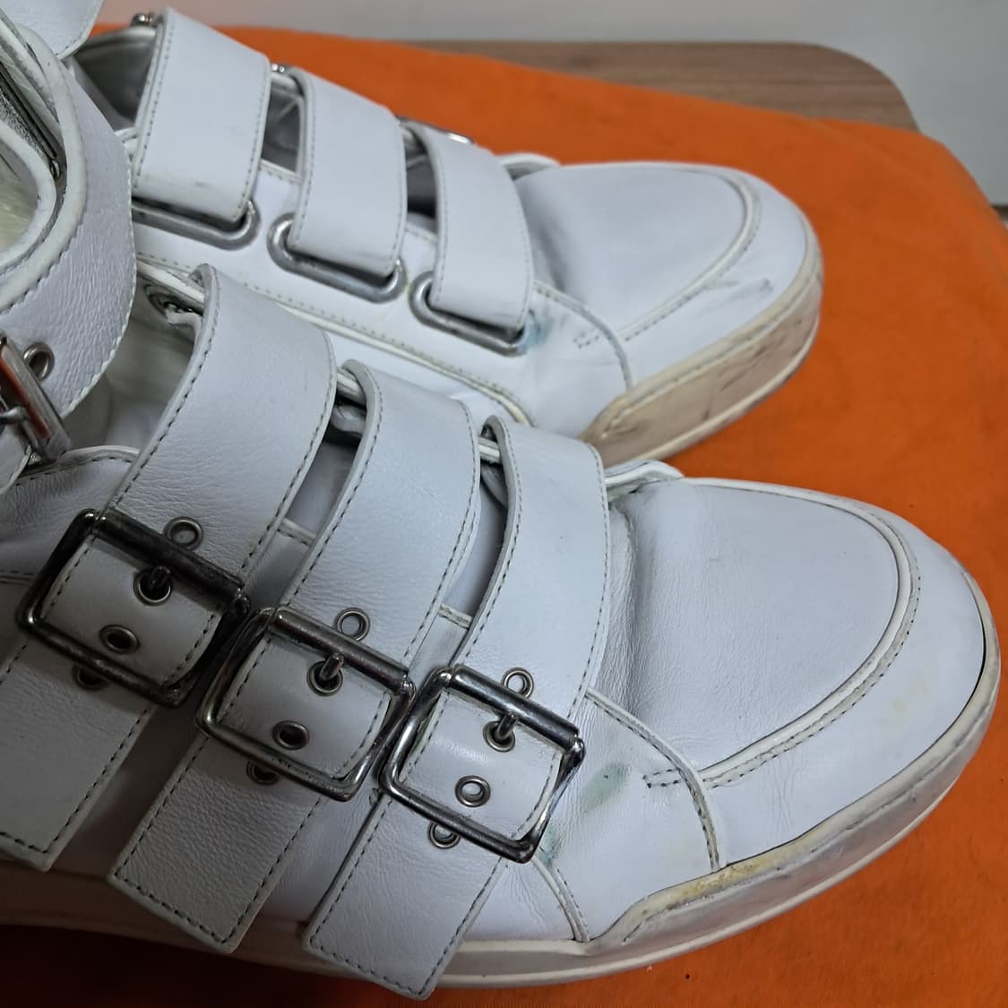정품 디스퀘어드2 버클 하이탑 스니커즈 42.5(약270~275) 상품이미지5