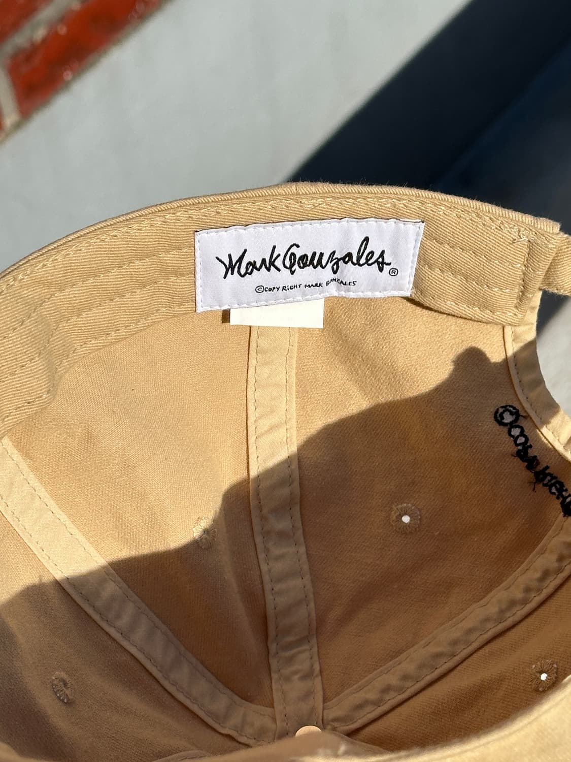 [F] 마크 곤잘레스 로고 베이지 볼캡 모자 상품이미지6