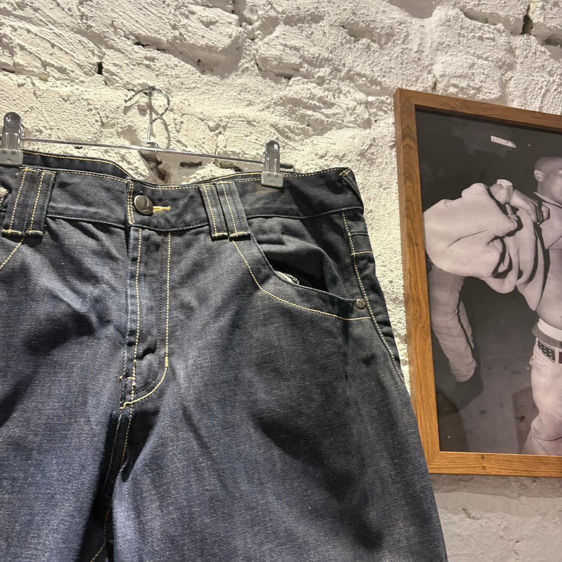 에비수 빈티지 데님 팬츠 36 상품이미지5