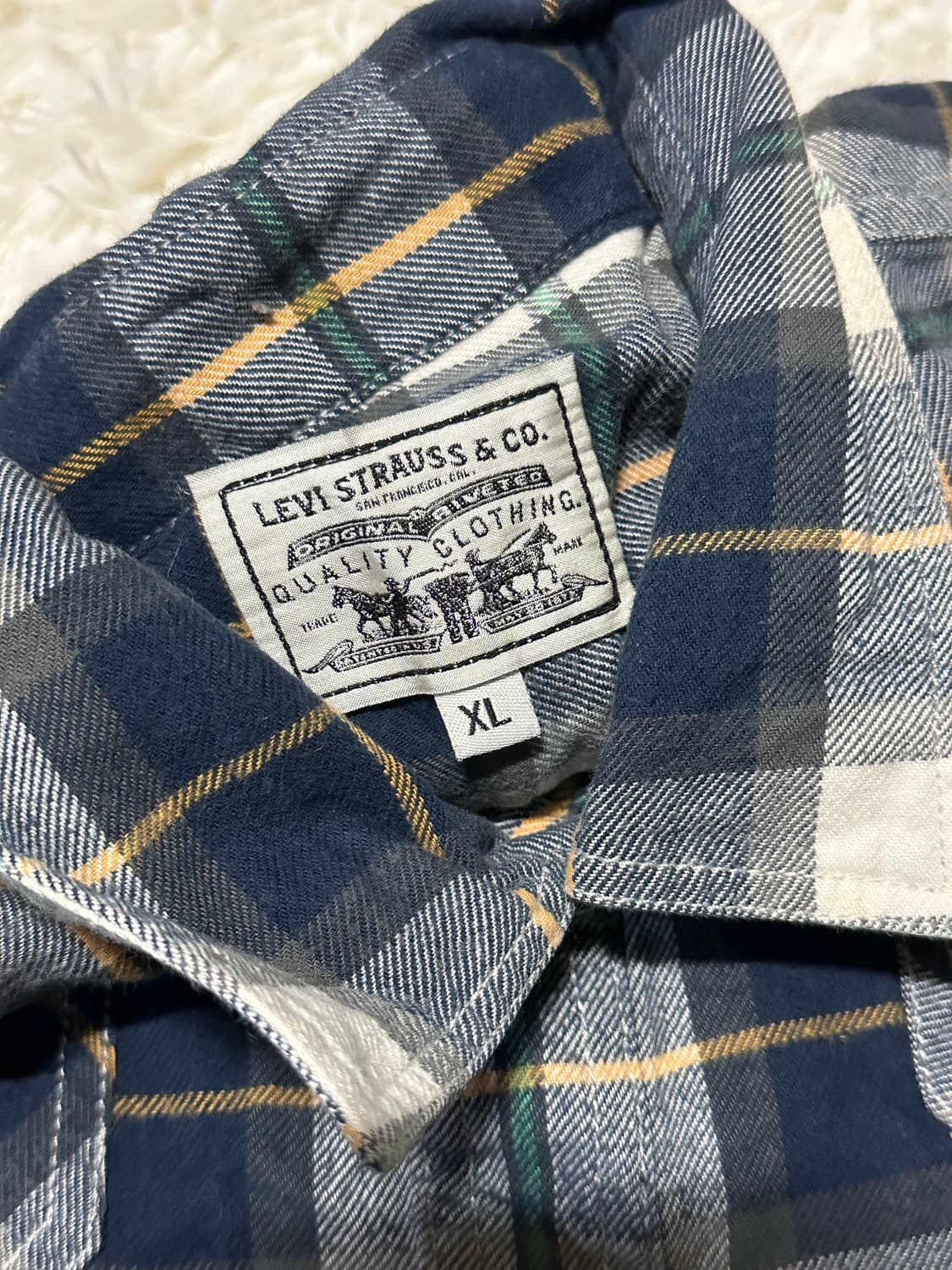 리바이스 체크셔츠 XL 상품이미지2