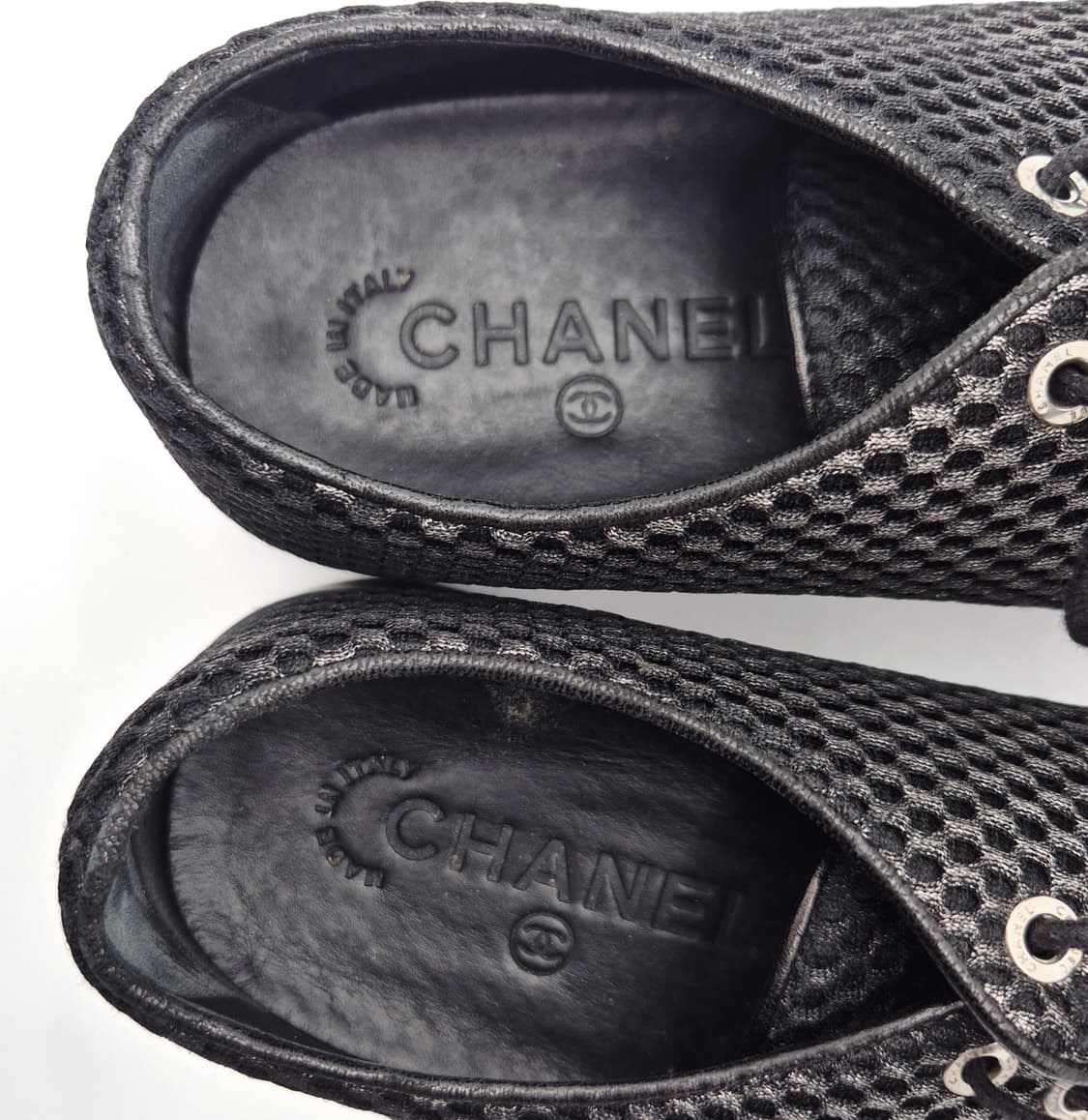 샤넬 CC 로고 G32200 스니커즈 단화 36 1/2 상품이미지10