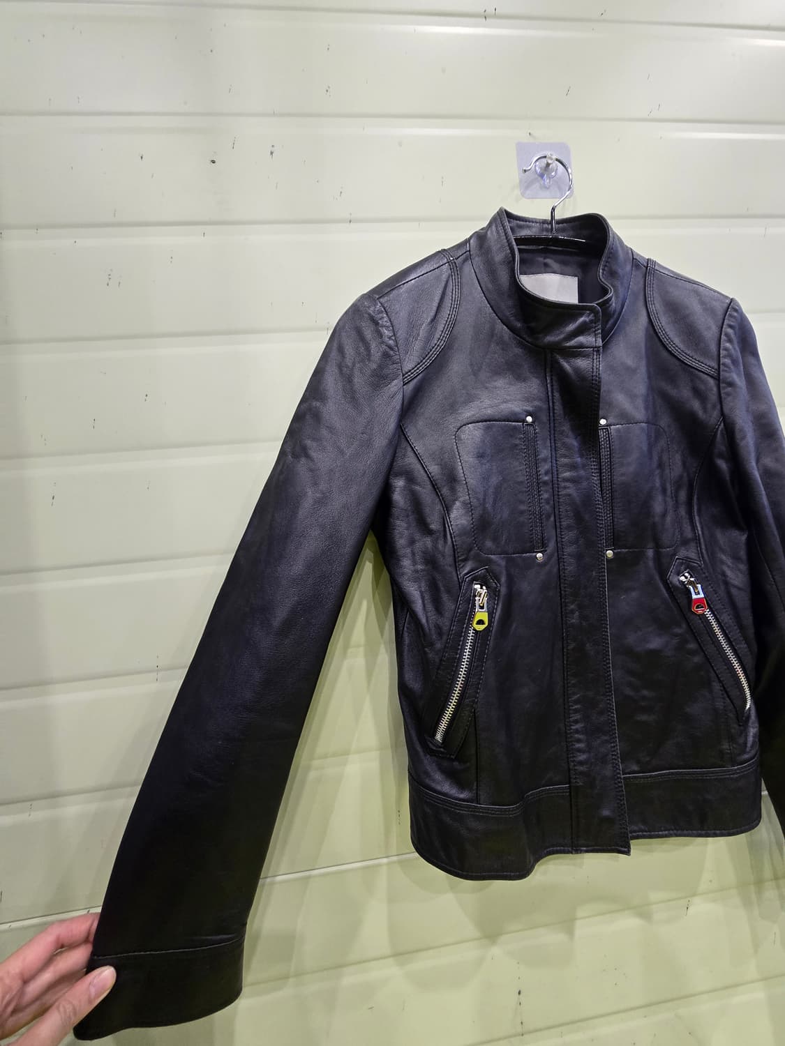 ARTICO MILANO 블랙 양가죽 자켓 66 상품이미지7