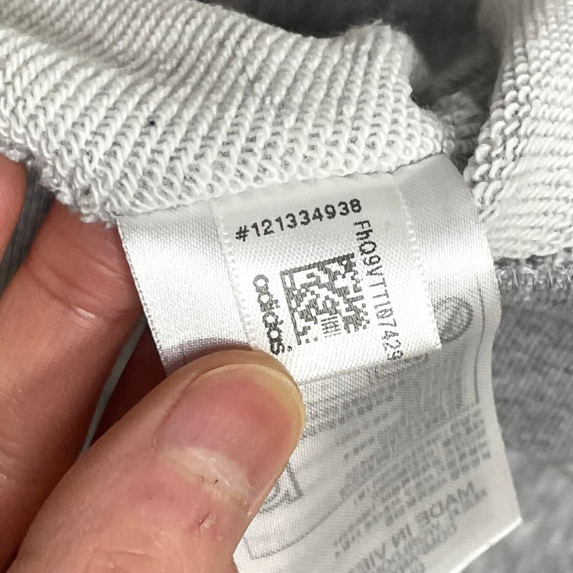 아디다스 스펠로고 그레이 맨투맨 남성2XL 상품이미지6